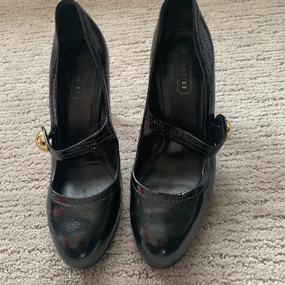 Patent leather Coach Mary Janes - Picture 2 of 3